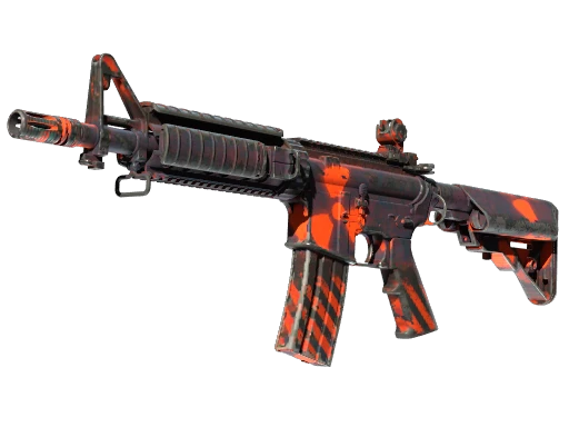 M4A4 | Radiation Hazard (Well-Worn)