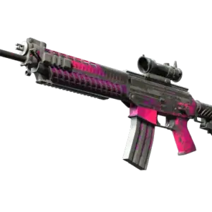 StatTrak™ SG 553 | Pulse (Battle-Scarred)