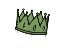 Sealed Graffiti | King Me (Battle Green)