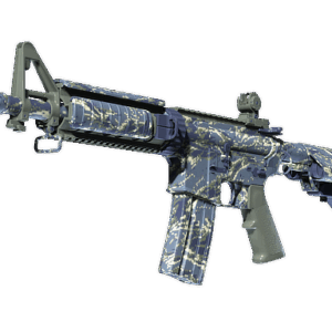 M4A4 | Naval Shred Camo (Minimal Wear)