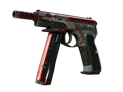 StatTrak™ CZ75-Auto | Red Astor (Field-Tested)