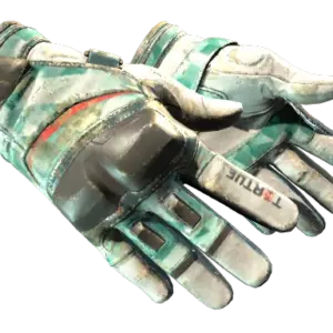 ★ Moto Gloves | Spearmint (Battle-Scarred)