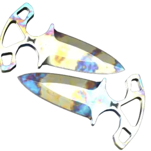 ★ Shadow Daggers | Case Hardened (Well-Worn)