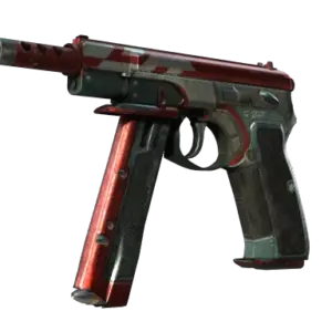 CZ75-Auto | Red Astor (Battle-Scarred)