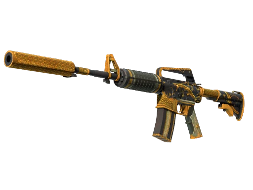 M4A1-S | Golden Coil (Battle-Scarred)