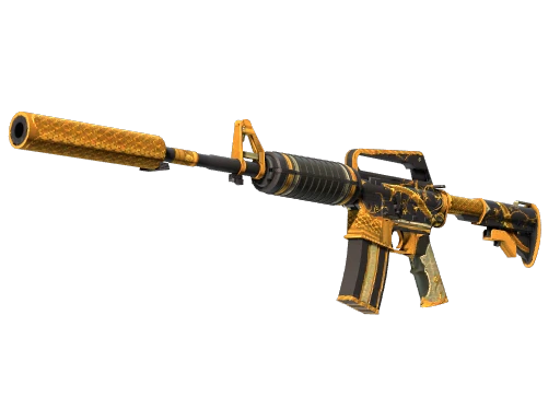 M4A1-S | Golden Coil (Well-Worn)