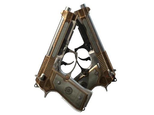 StatTrak™ Dual Berettas | Cartel (Battle-Scarred)