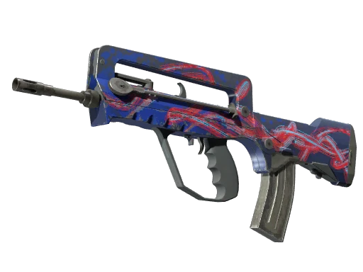 StatTrak™ FAMAS | Afterimage (Minimal Wear)