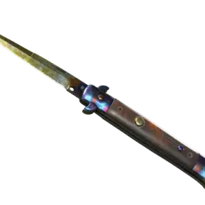 ★ Stiletto Knife | Case Hardened (Battle-Scarred)