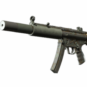 MP5-SD | Gold Leaf (Battle-Scarred)