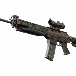 SG 553 | Basket Halftone (Battle-Scarred)