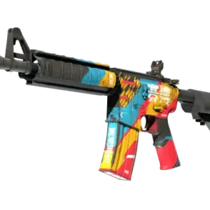 StatTrak™ M4A4 | Cyber Security (Well-Worn)