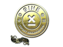 Sticker | 9INE (Gold) | Paris 2023
