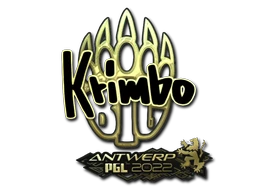 Sticker | Krimbo (Gold) | Antwerp 2022