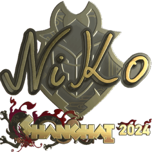 Sticker | NiKo (Gold) | Shanghai 2024