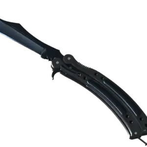 ★ Butterfly Knife | Blue Steel (Well-Worn)