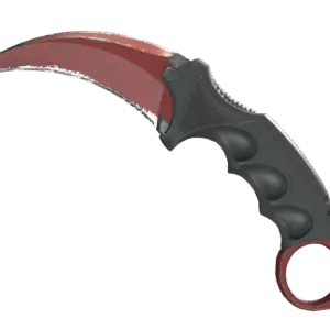 ★ StatTrak™ Karambit | Crimson Web (Well-Worn)