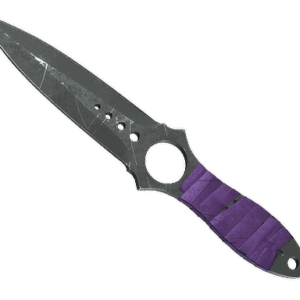 ★ StatTrak™ Skeleton Knife | Ultraviolet (Battle-Scarred)