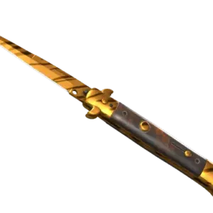 ★ Stiletto Knife | Tiger Tooth (Minimal Wear)