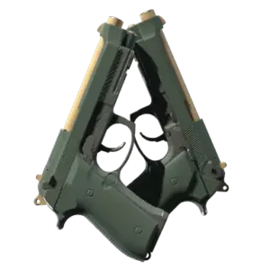 Dual Berettas | Contractor (Well-Worn)