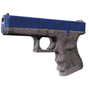 Glock-18 | Blue Fissure (Minimal Wear)