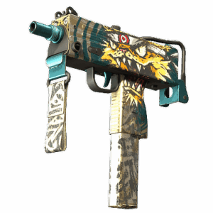MAC-10 | Cat Fight (Well-Worn)