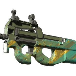P90 | Mustard Gas (Well-Worn)