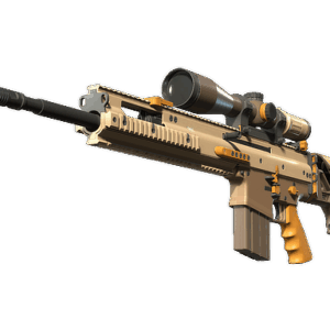 SCAR-20 | Short Ochre (Minimal Wear)