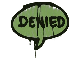 Sealed Graffiti | Denied (Battle Green)