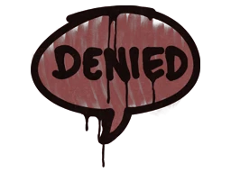 Sealed Graffiti | Denied (Brick Red)