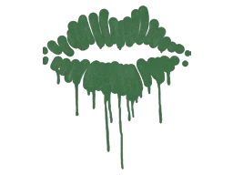 Sealed Graffiti | Kiss (Jungle Green)