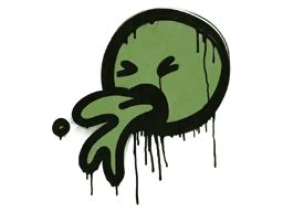 Sealed Graffiti | Puke (Battle Green)