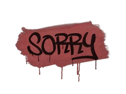Sealed Graffiti | Sorry (Blood Red)