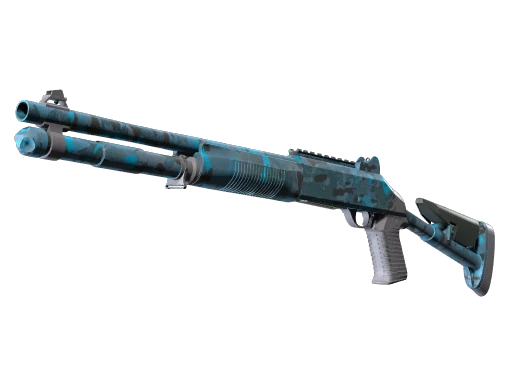 Souvenir XM1014 | VariCamo Blue (Factory New)