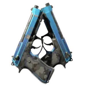 StatTrak™ Dual Berettas | Urban Shock (Well-Worn)