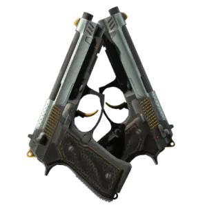 StatTrak™ Dual Berettas | Ventilators (Factory New)