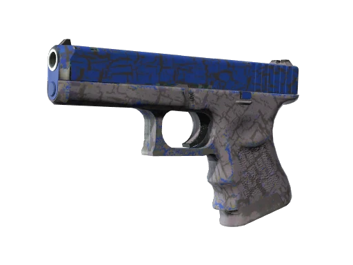 StatTrak™ Glock-18 | Blue Fissure (Field-Tested)