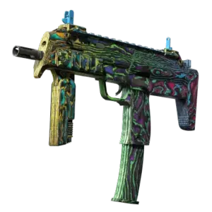 StatTrak™ MP7 | Neon Ply (Well-Worn)