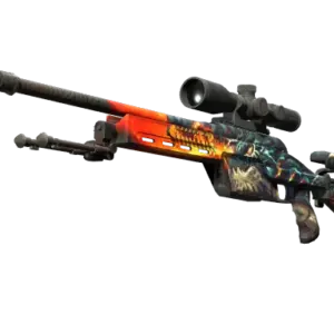 StatTrak™ SSG 08 | Dragonfire (Factory New)