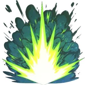 Sticker | Boom Detonation (Glitter)