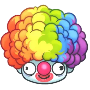 Sticker | Clown Wig