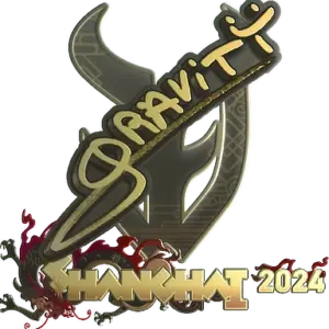 Sticker | Graviti (Gold) | Shanghai 2024