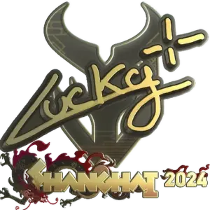 Sticker | Lucky (Gold) | Shanghai 2024