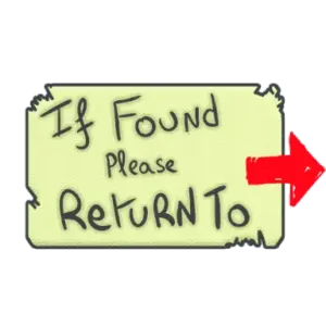 Sticker | Please Return To