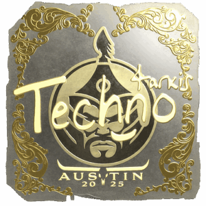 Sticker | Techno4K (Gold) | Austin 2025