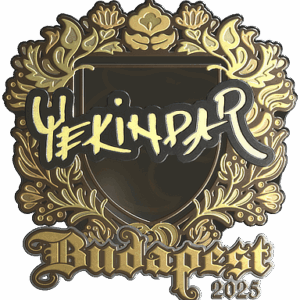 Sticker | YEKINDAR (Gold) | Budapest 2025