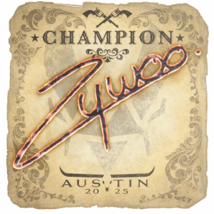 Sticker | ZywOo (Champion) | Austin 2025