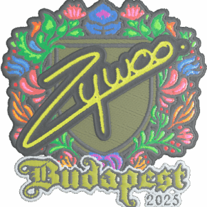 Sticker | ZywOo (Embroidered) | Budapest 2025