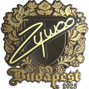 Sticker | ZywOo (Gold) | Budapest 2025