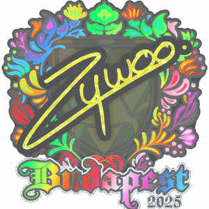 Sticker | ZywOo (Holo) | Budapest 2025